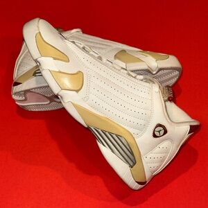 NIKE Air Jordan 14 XIV Retro Linen 2005 Size 6.5Y 312091-161 BOX INCLUDED VTG